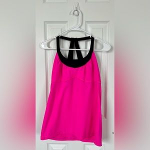 Lululemon Hot Pink Scoop Neck Tank